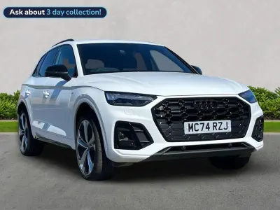 Begagnad Audi Q5 Black Edition 204 HK (150 kW) 2025 Vit SUV