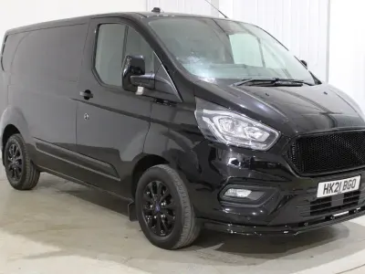 Used Ford Transit Custom Limited 130 HP (95 kW) 2021 Black Van