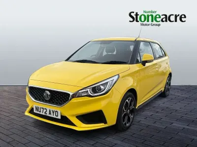 Begagnad MG MG3 Excite 106 HK (77 kW) 2020 Gul Halvkombi