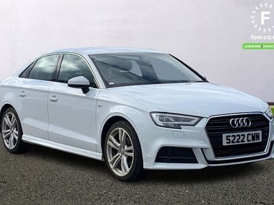 used Audi A3 DIESEL SALOON 2.0 TDI S Line 4dr [Comfort and Sound Package, 18" Alloys, Bluetooth, Smartphone Interface, Dual Zone CLimate, LED Interior Light Pack]