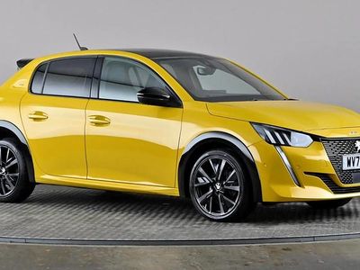 Used Peugeot 208 Premium 129 HP (94 kW) 2021 Yellow Hatchback