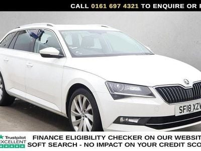 Used Skoda Superb SE L Executive 150 HP (110 kW) 2018 White Estate