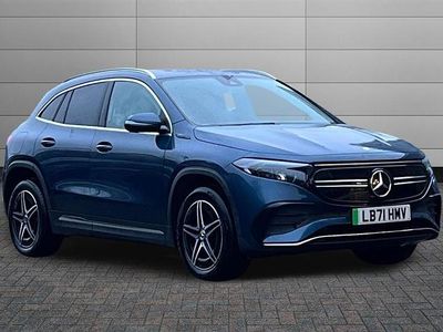 Denim blue Used 2021 Mercedes EQA250 AMG line SUV | £17,490 (Fair price)