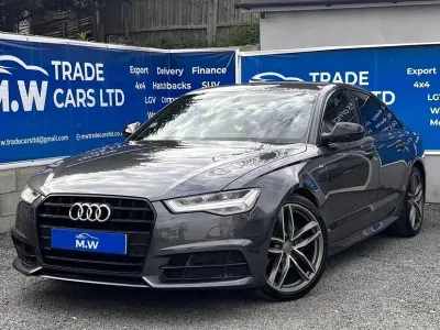 Usado Audi A6 Black Edition 190 HP (139 kW) 2017 Cinzento Sedan