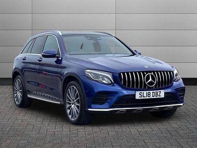 Used Mercedes GLC250 AMG Line Premium 200 HP (147 kW) 2018 Blue SUV