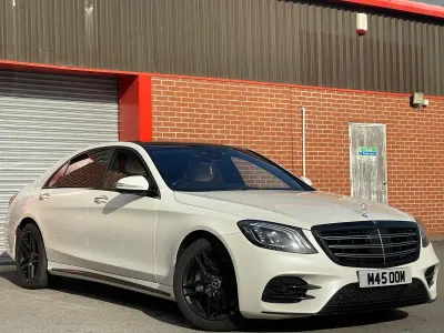 Used Mercedes S450 AMG Line Premium Plus 389 HP (286 kW) 2018 White Sedan