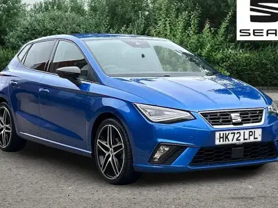 Used Seat Ibiza FR 95 HP (69 kW) 2022 Blue Hatchback