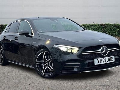 Used Mercedes A35 AMG Executive 306 HP (225 kW) 2021 Black Hatchback