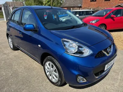 Gebraucht Nissan Micra Acenta 2014 Blau Kleinwagen