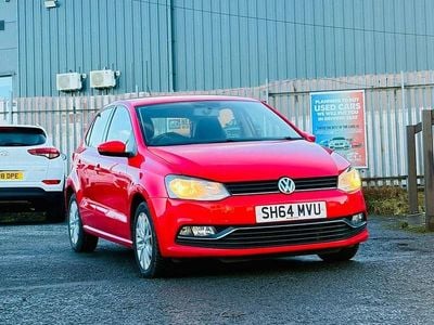 Used VW Polo SE 60 HP (44 kW) 2014 Red Hatchback