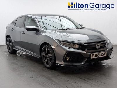 Grey Used 2019 Honda Civic Sport Hatchback | £13,850 (Fair price)