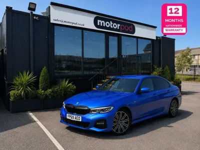 Used BMW 330e M Sport 2019 Blue Sedan