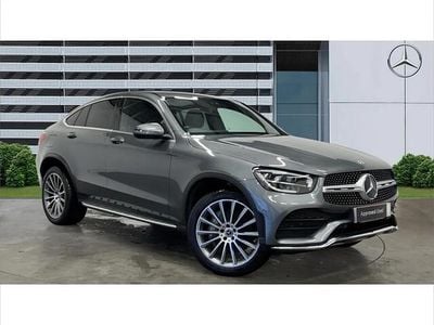 Grey Used 2022 Mercedes GLC300e AMG Line Premium Coupe | £33,068 (Good price)