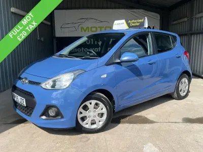 Used Hyundai i10 SE 66 HP (48 kW) 2016 Blue Hatchback