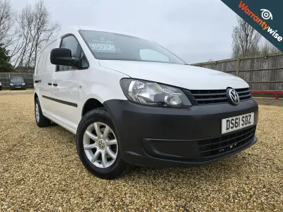 Used VW Caddy 102 HP (75 kW) 2012 White MPV