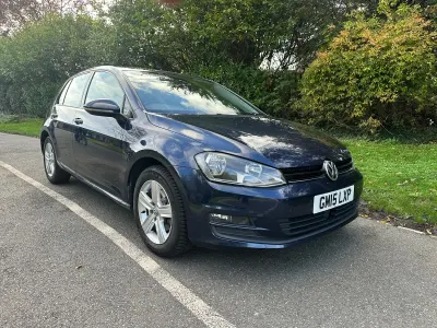 Used VW Golf VII Match 2015 Blue Hatchback