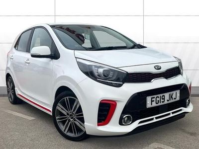 Used Kia Picanto GT-Line 84 HP (61 kW) 2019 White Hatchback