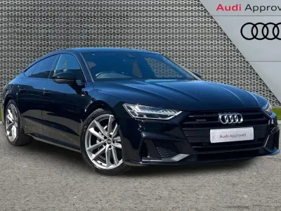 Used Audi A7 Black Edition 281 HP (206 kW) 2022 Black Sedan