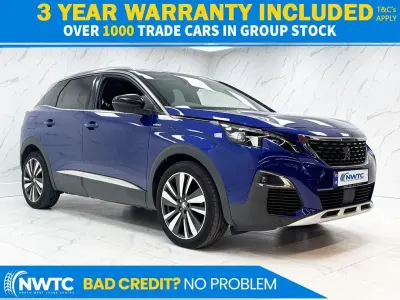 Used Peugeot 3008 GT-line 130 HP (95 kW) 2018 Blue SUV
