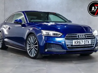 Usado Audi A5 S-Line 190 HP (139 kW) 2017 Azul Coupé