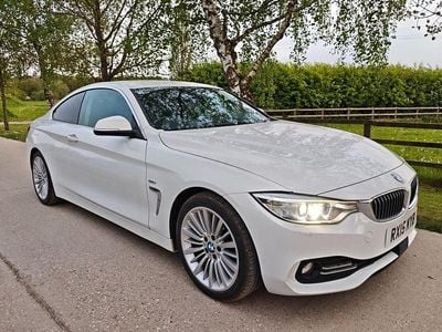 Begagnad BMW 420 Luxury Line 2015 Vit Sportkupé