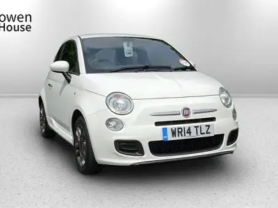 Used Fiat 500 S 69 HP (50 kW) 2014 White Hatchback