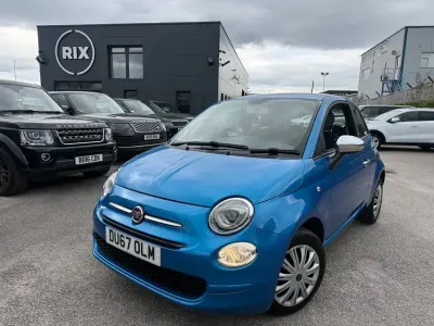 Used Fiat 500 Mirror 69 HP (50 kW) 2017 Blue Hatchback