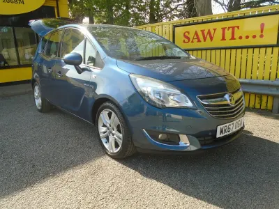 Used Vauxhall Meriva 100 HP (73 kW) 2017 Blue MPV