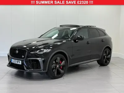 Used Jaguar F-Pace SVR 551 HP (405 kW) 2021 Black SUV