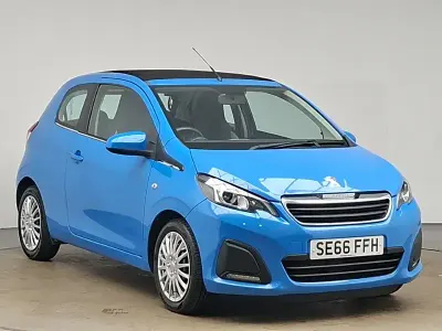 Used Peugeot 108 Active 68 HP (50 kW) 2017 Blue Hatchback