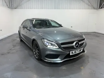 Used Mercedes CLS350 AMG line 258 HP (189 kW) 2017 Grey Coupe