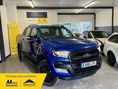 Blue Used 2018 Ford Ranger Wildtrack Pickup | £14,695