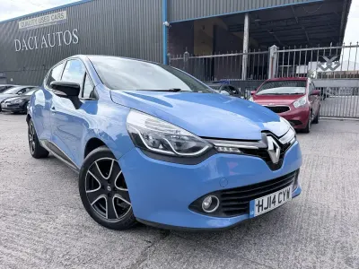 Used Renault Clio Dynamique 75 HP (55 kW) 2014 Blue Hatchback