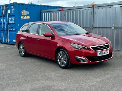 Used Peugeot 308 Allure 130 HP (95 kW) 2016 Red Estate
