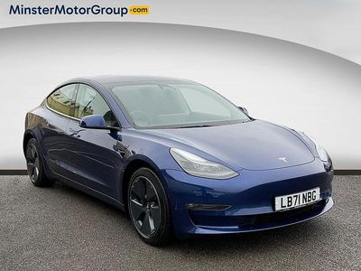 Blue Used 2021 Tesla Model 3 Long Range AWD Sedan | £19,140 (Fair price)