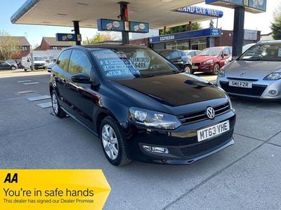 Begagnad VW Polo Edition 60 HK (44 kW) 2013 Svart Halvkombi