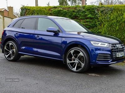 Used Audi Q5 S-Line 190 HP (139 kW) 2017 Blue SUV