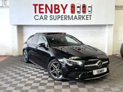 Used Mercedes CLA200 Shooting Brake AMG line 2020 Black Estate