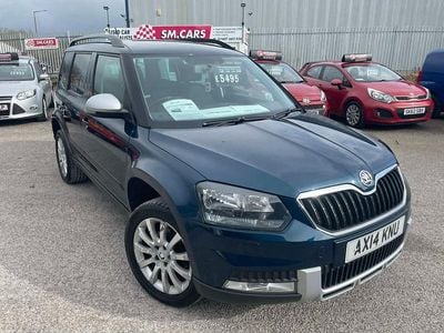 Used Skoda Yeti SE 105 HP (77 kW) 2014 Blue SUV