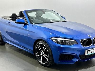 Used BMW 218 M Sport 136 HP (100 kW) 2020 Blue Cabriolet