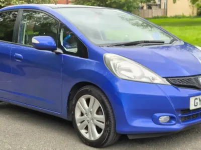 Begagnad Honda Jazz EX 2012 Blå Halvkombi