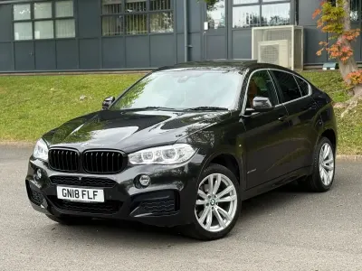 Used BMW X6 M Sport 254 HP (186 kW) 2018 Black SUV