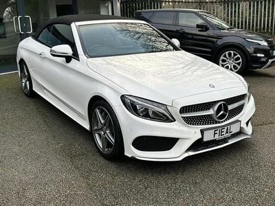Used Mercedes C250 AMG line 2016 White Cabriolet