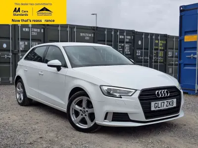 Used Audi A3 Sportback Sport 110 HP (80 kW) 2017 White Hatchback