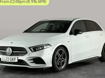 Used Mercedes A180 Executive 136 HP (100 kW) 2022 White Hatchback