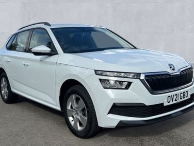 Gebraucht Skoda Kamiq 95 PS (69 kW) 2021 Weiß SUV