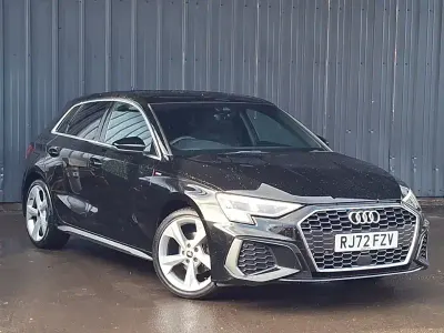 Usado Audi A3 S-Line 150 HP (110 kW) 2022 Preto Sedan