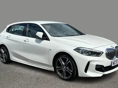 Used BMW 118 M Sport 140 HP (102 kW) 2020 White Hatchback