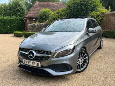 Used Mercedes A200 AMG Line Premium Plus 136 HP (100 kW) 2017 Grey Hatchback