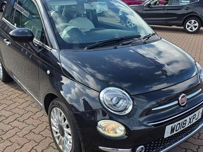 Used Fiat 500 Lounge 69 HP (50 kW) 2018 Black Hatchback
